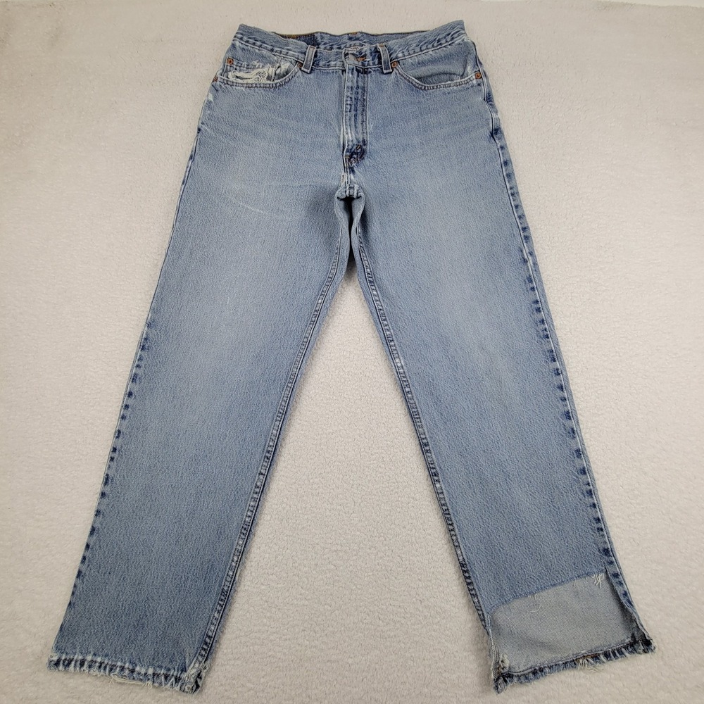 Vintage Levis 550 Jeans Mens 31x28.5 Blue Relaxed Fit‎ Distressed Made USA 90s